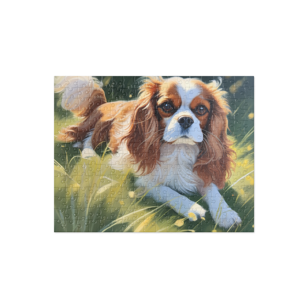 PugMug Custom Cavalier King Charles Spaniel Jigsaw Puzzle