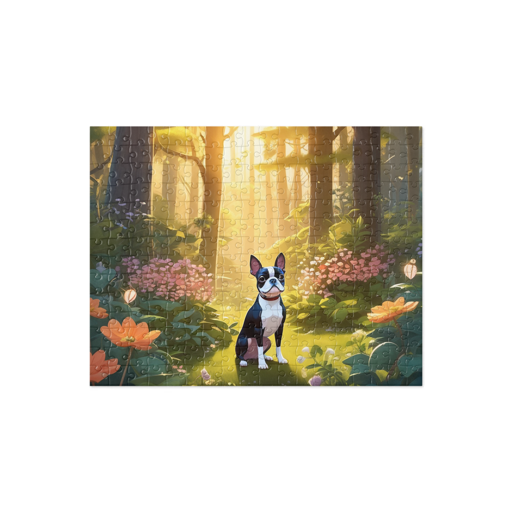 PugMug Custom Boston Terrier Jigsaw Puzzle