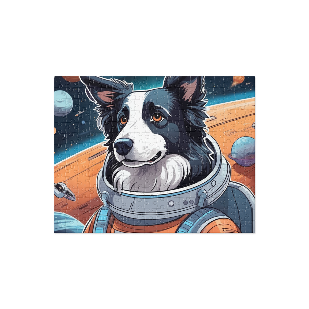 PugMug Custom Border Collie Jigsaw Puzzle