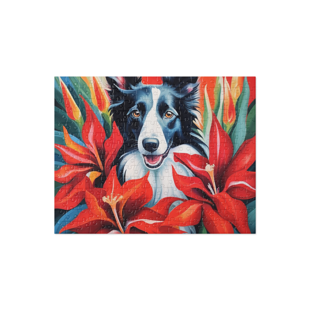 PugMug Custom Border Collie Jigsaw Puzzle