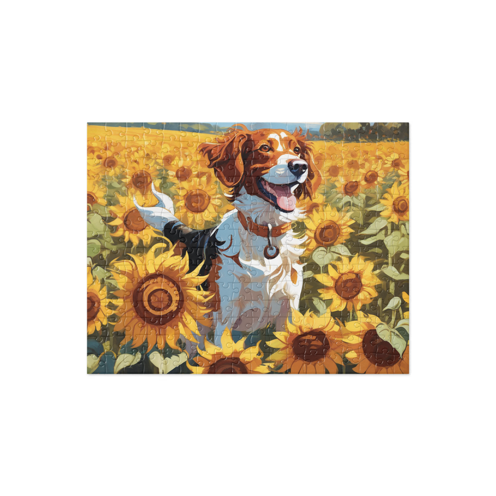 PugMug Custom Brittany Dog Jigsaw Puzzle