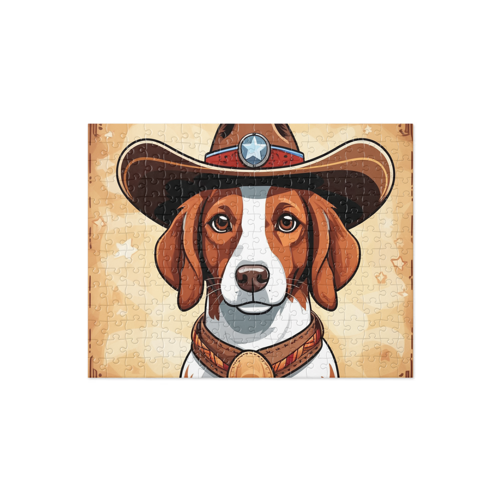 PugMug Custom Brittany Dog Jigsaw Puzzle