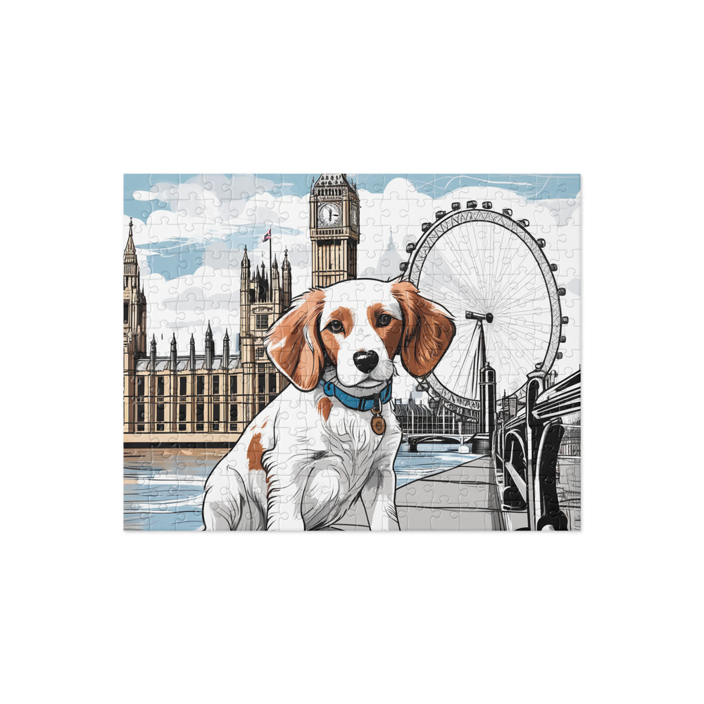 PugMug Custom Brittany Dog Jigsaw Puzzle
