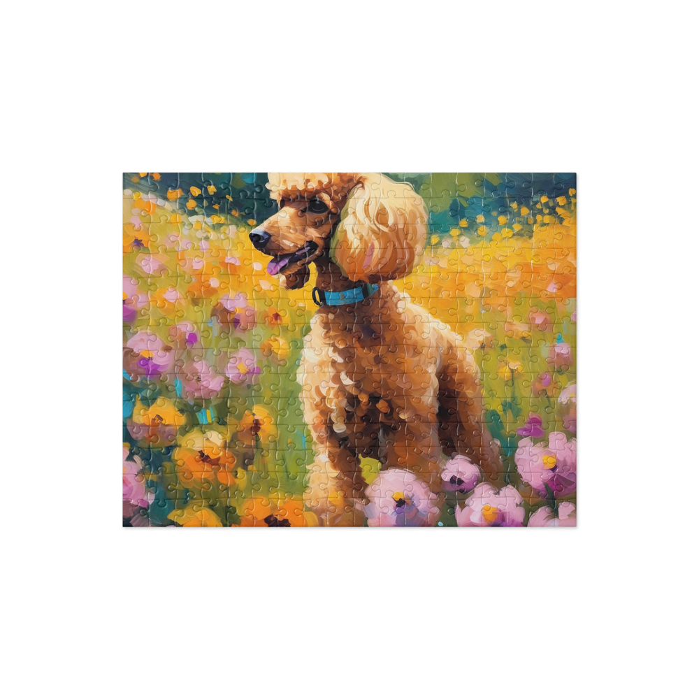 PugMug Custom Tan Poodle Jigsaw Puzzle