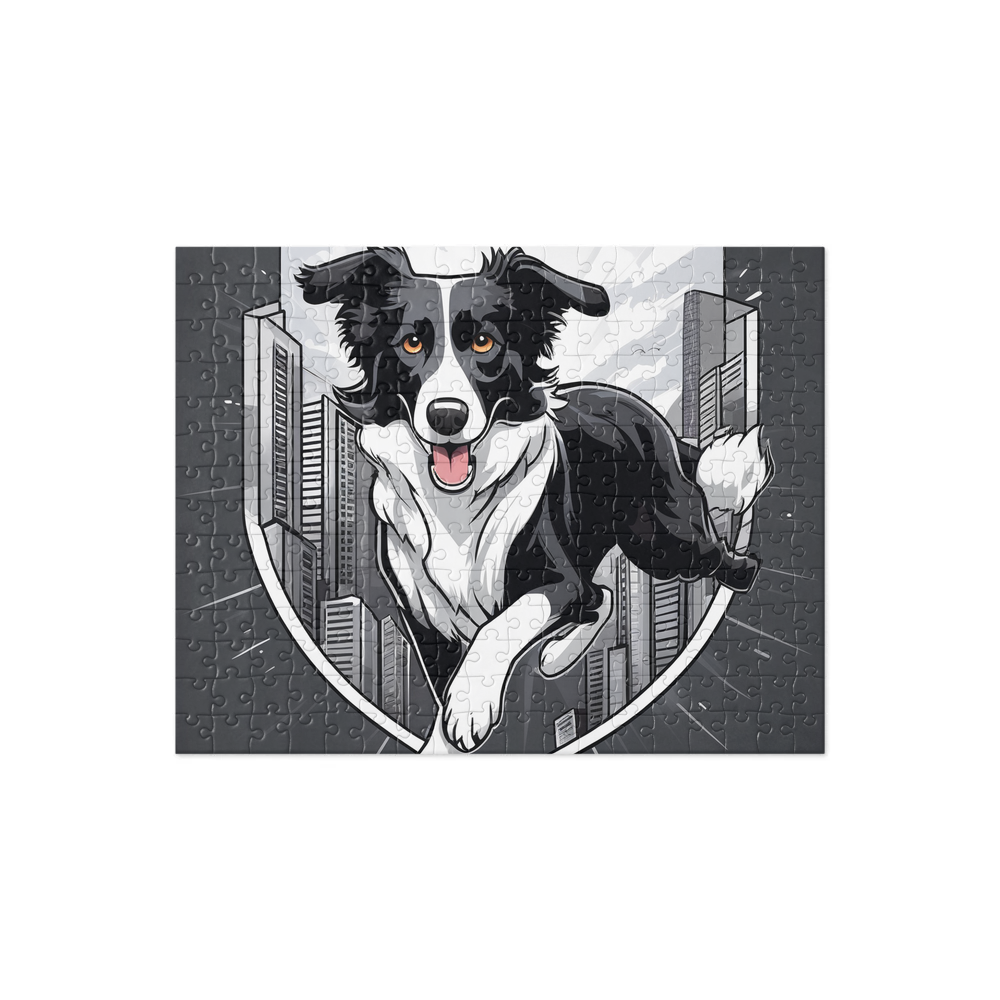 PugMug Custom Border Collie Jigsaw Puzzle