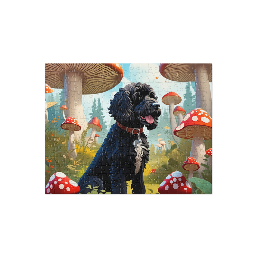 PugMug Custom Portuguese Water Dog Jigsaw Puzzle