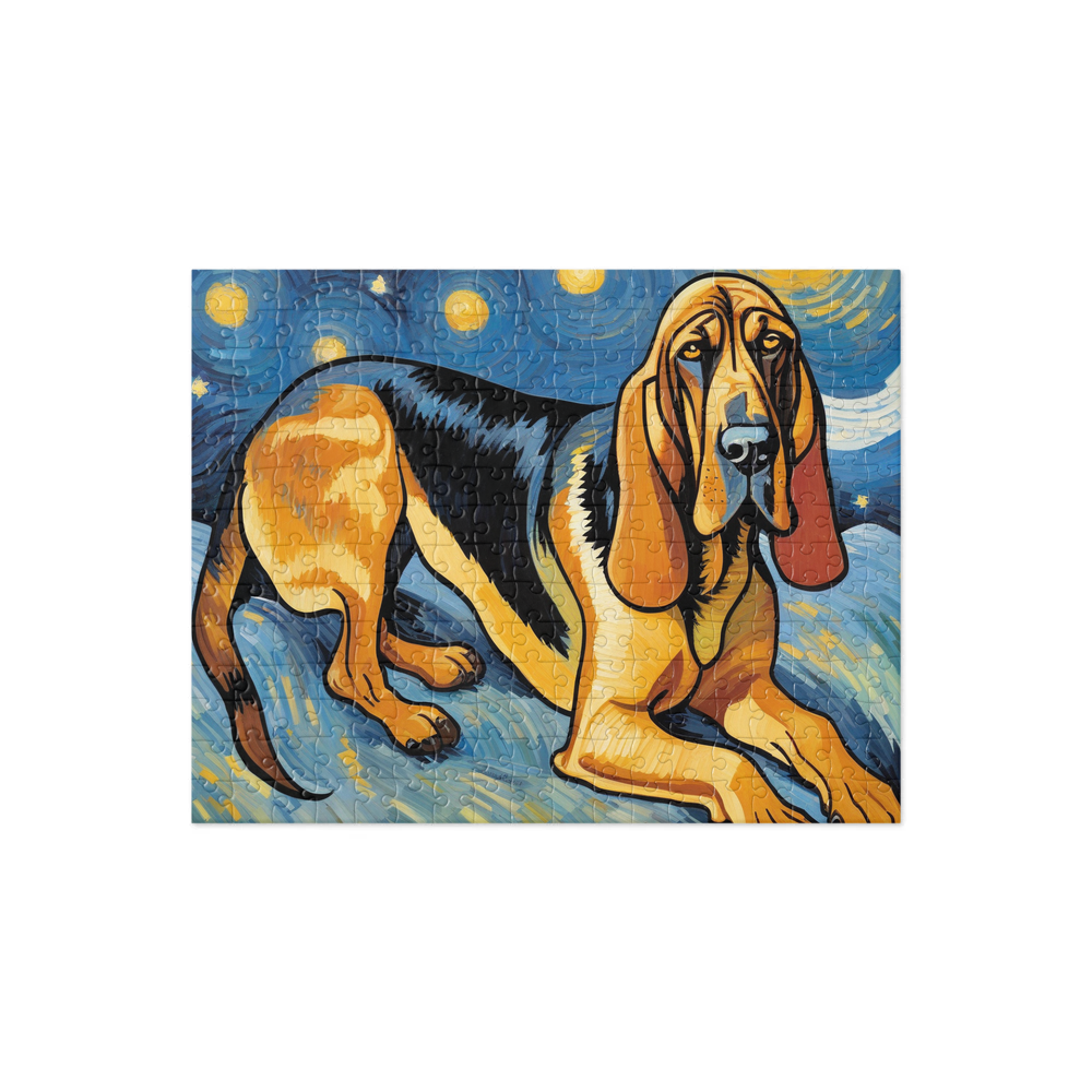 PugMug Custom Bloodhound Jigsaw Puzzle