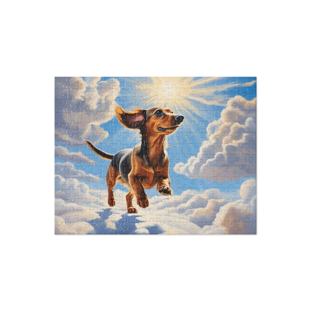 PugMug Custom Tan Dachshund Jigsaw Puzzle