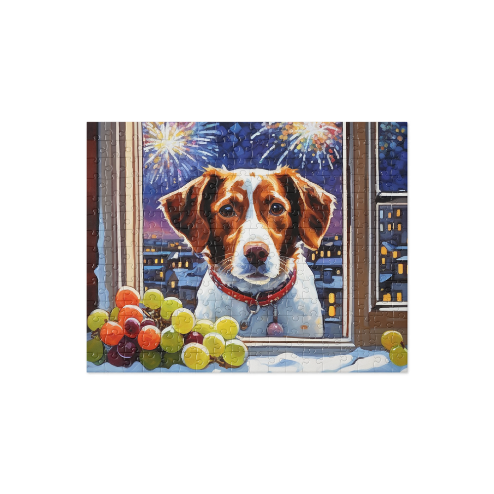 PugMug Custom Brittany Dog Jigsaw Puzzle