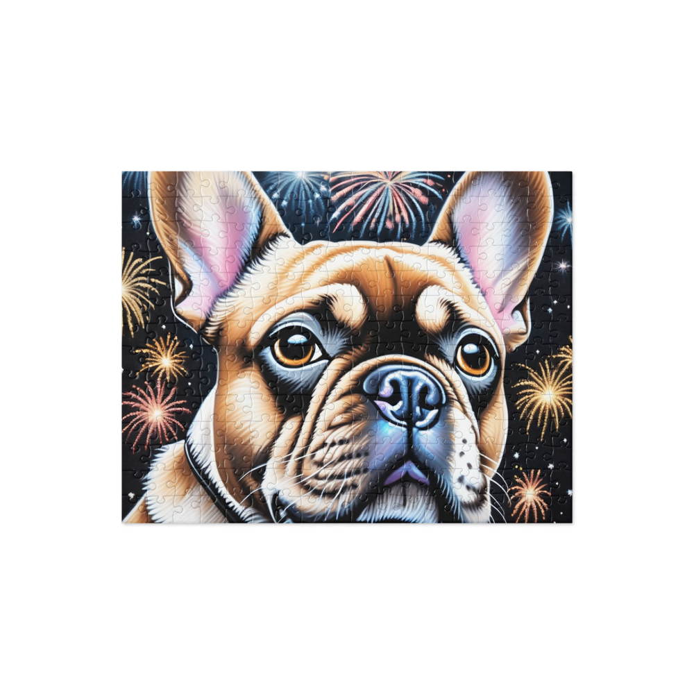 PugMug Custom Tan French Bulldog Jigsaw Puzzle