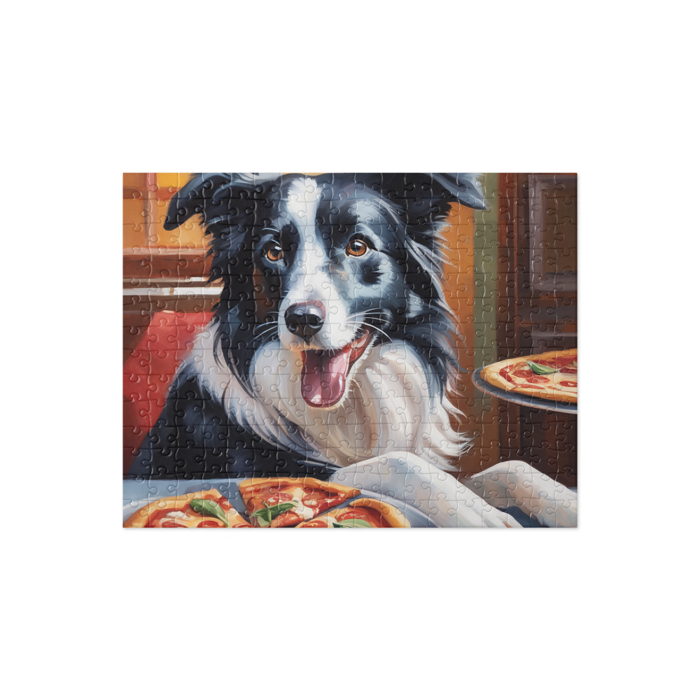 PugMug Custom Border Collie Jigsaw Puzzle