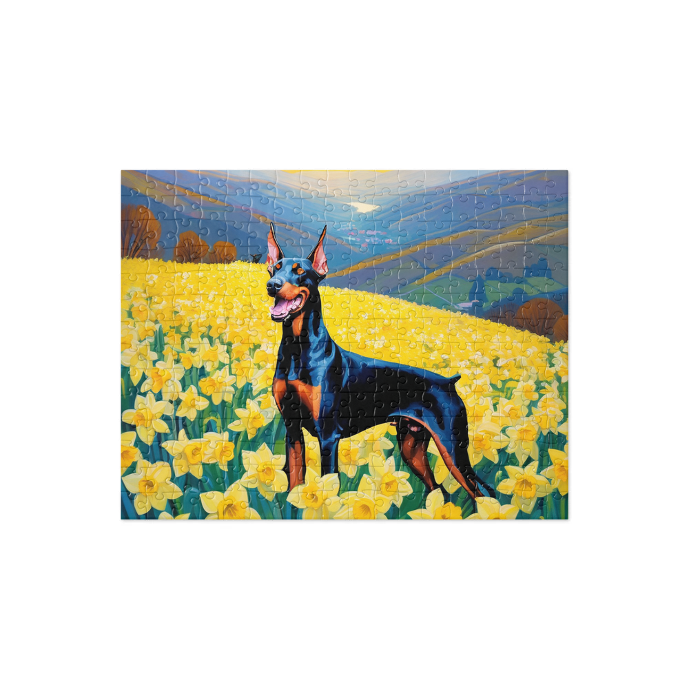 PugMug Custom Doberman Pinscher Jigsaw Puzzle
