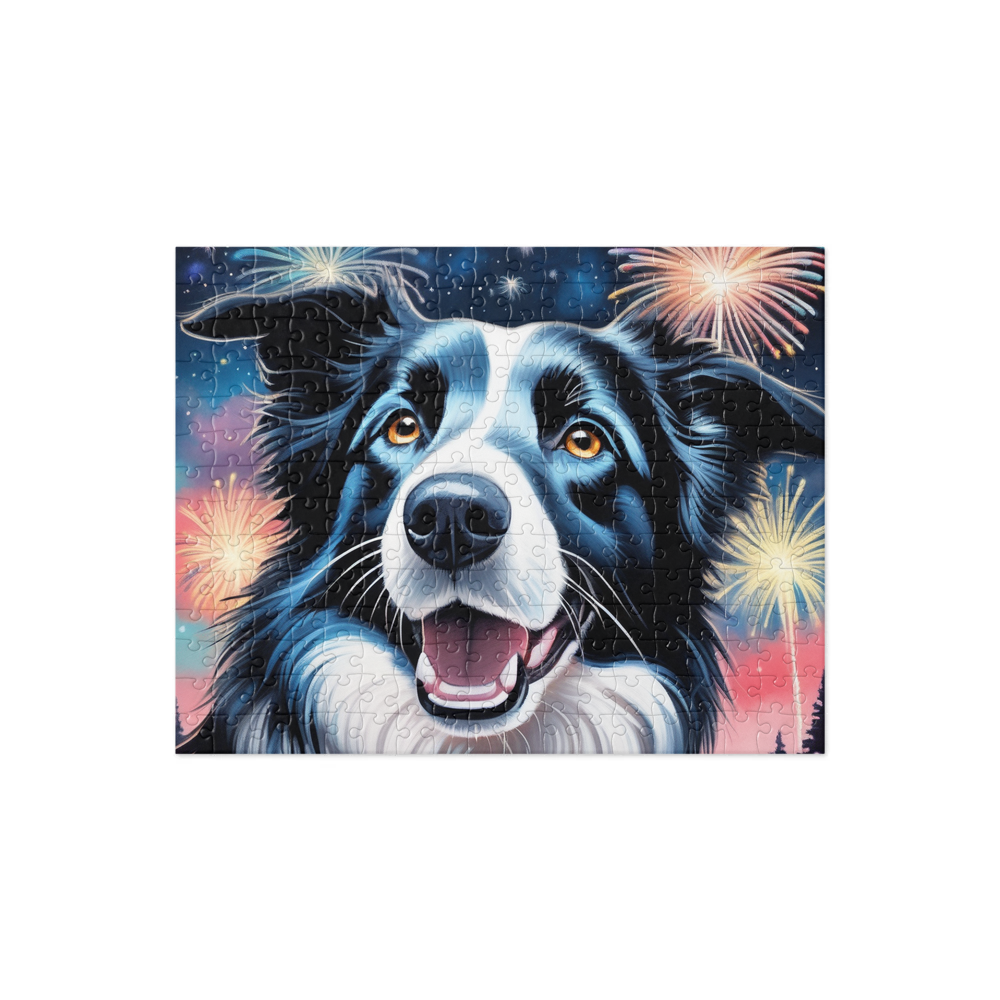 PugMug Custom Border Collie Jigsaw Puzzle