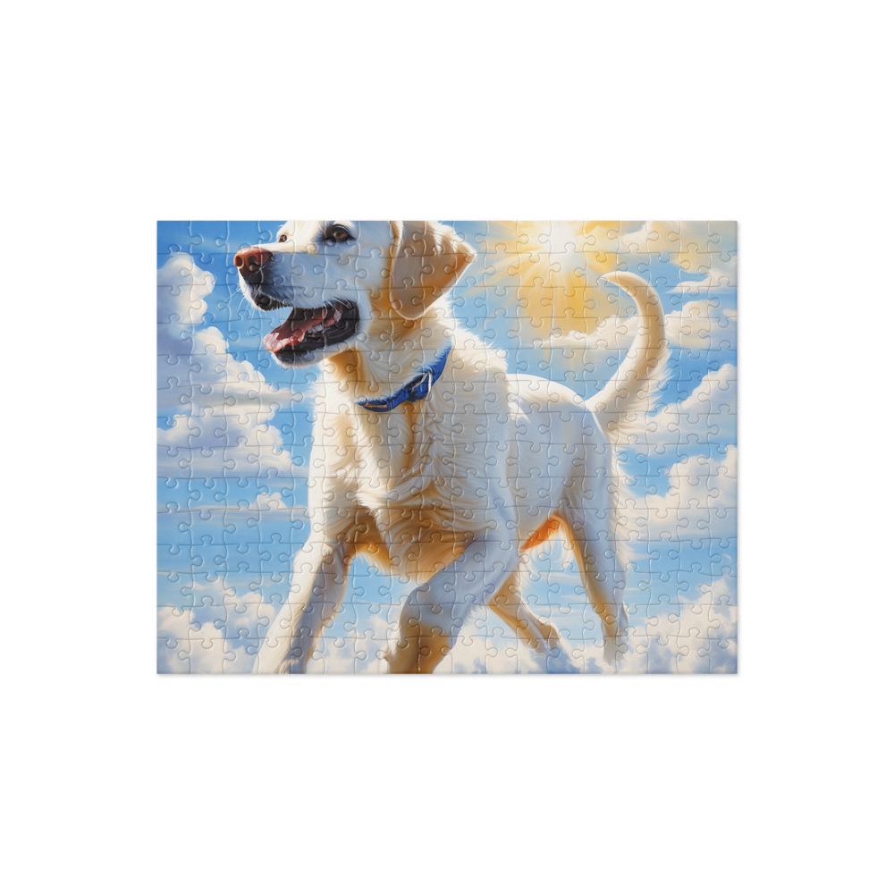 PugMug Custom White Labrador Retriever Jigsaw Puzzle