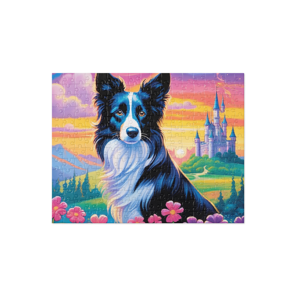 PugMug Custom Border Collie Jigsaw Puzzle