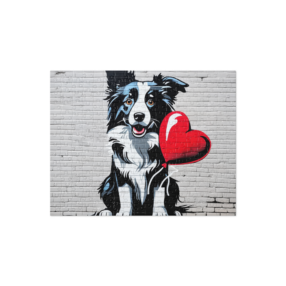 PugMug Custom Border Collie Jigsaw Puzzle