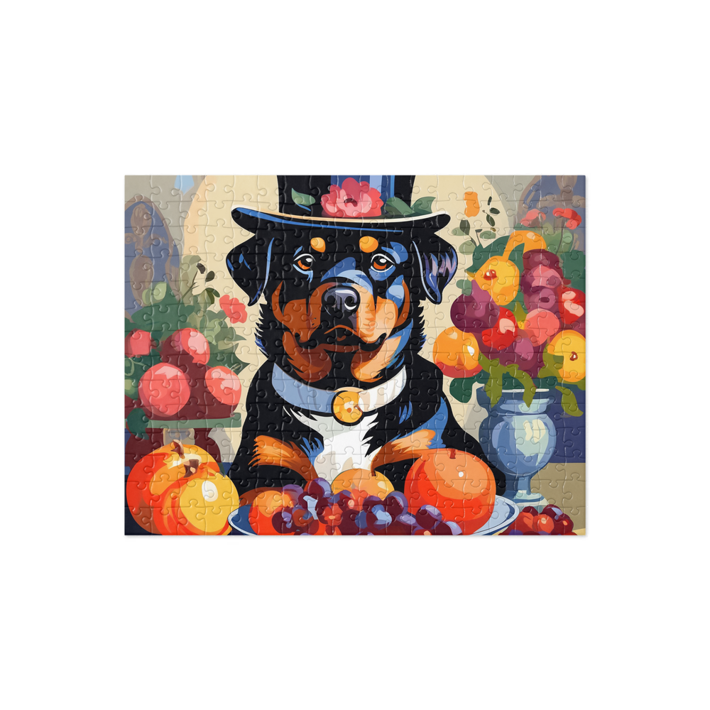 PugMug Custom Rottweiler Jigsaw Puzzle