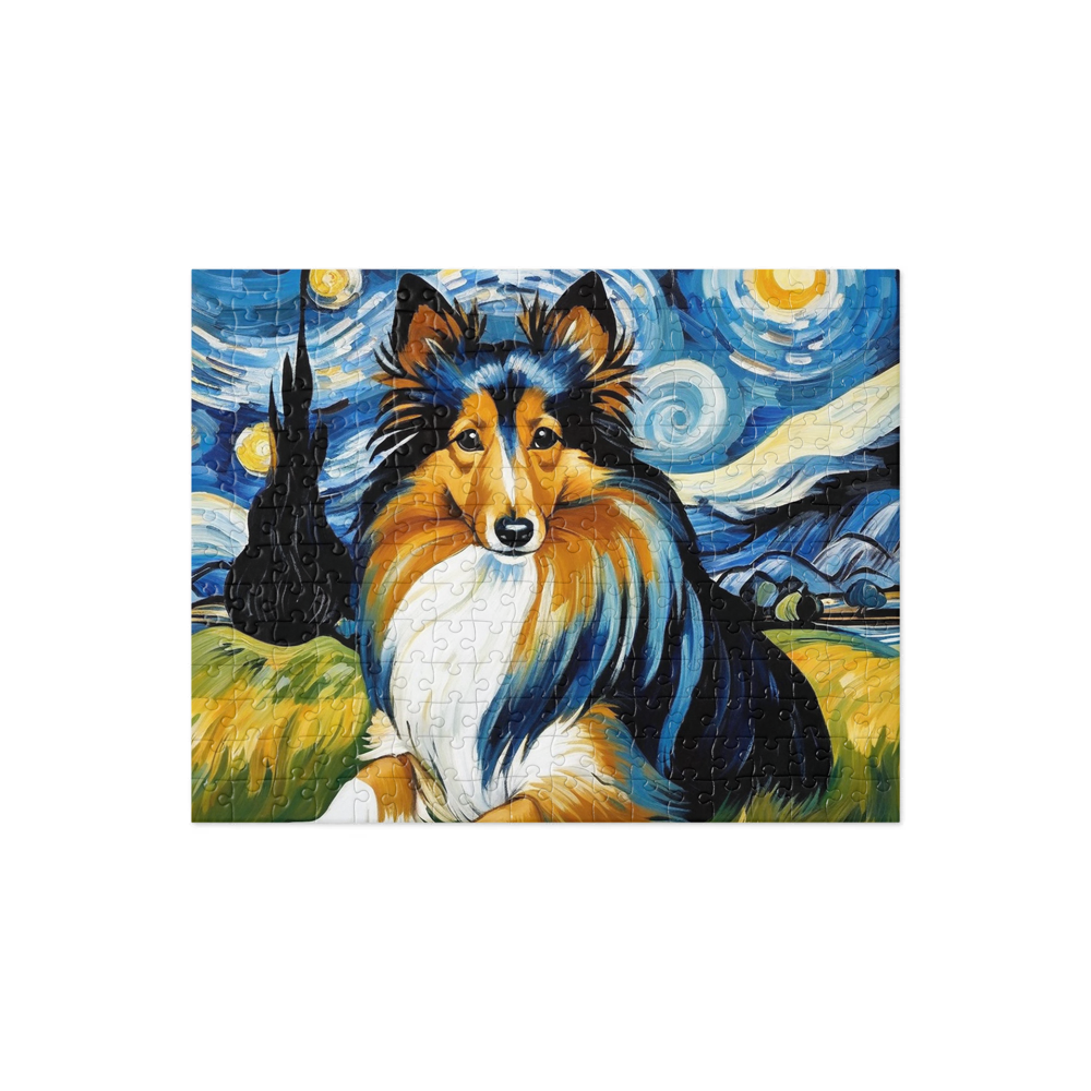PugMug Custom Shetland Sheepdog Jigsaw Puzzle