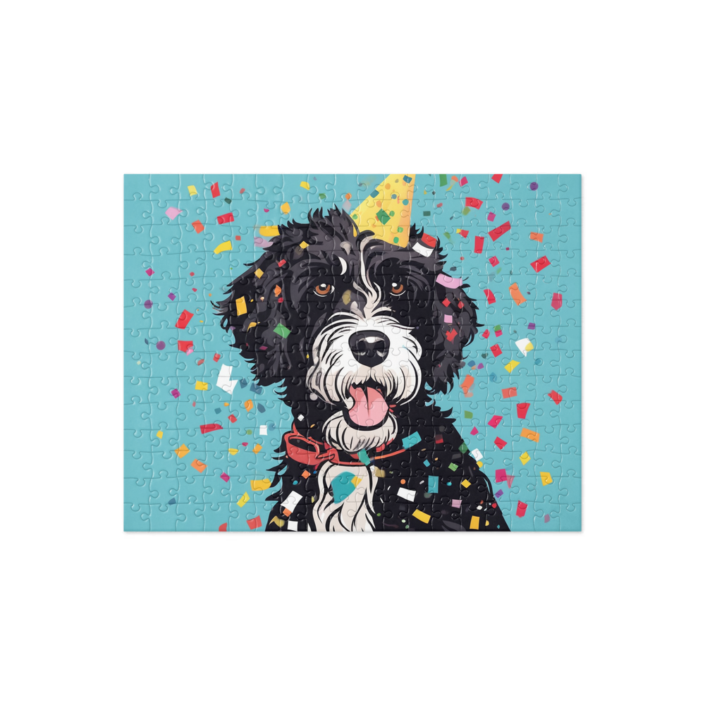 PugMug Custom Portuguese Water Dog Jigsaw Puzzle