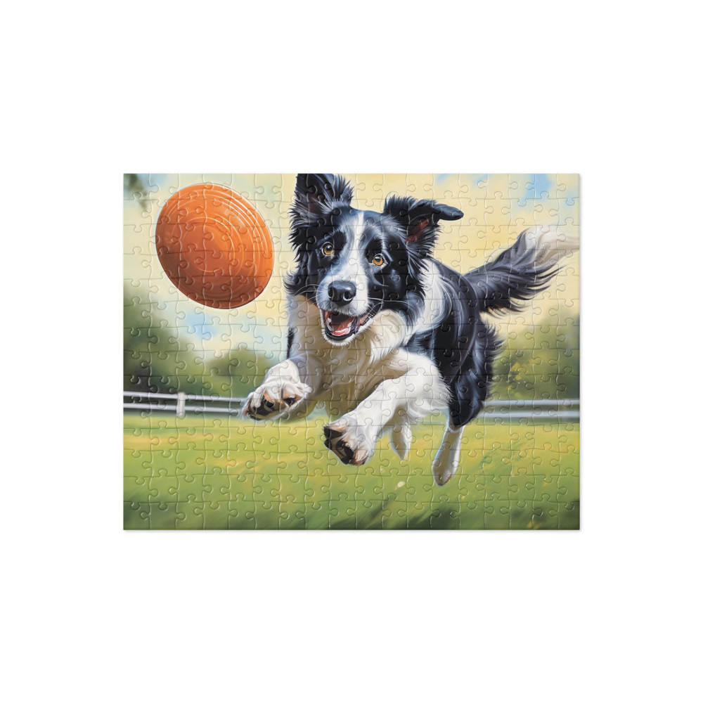PugMug Custom Border Collie Jigsaw Puzzle