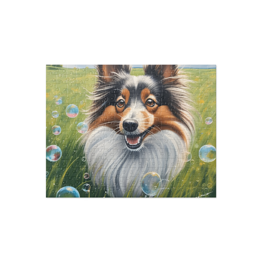 PugMug Custom Shetland Sheepdog Jigsaw Puzzle