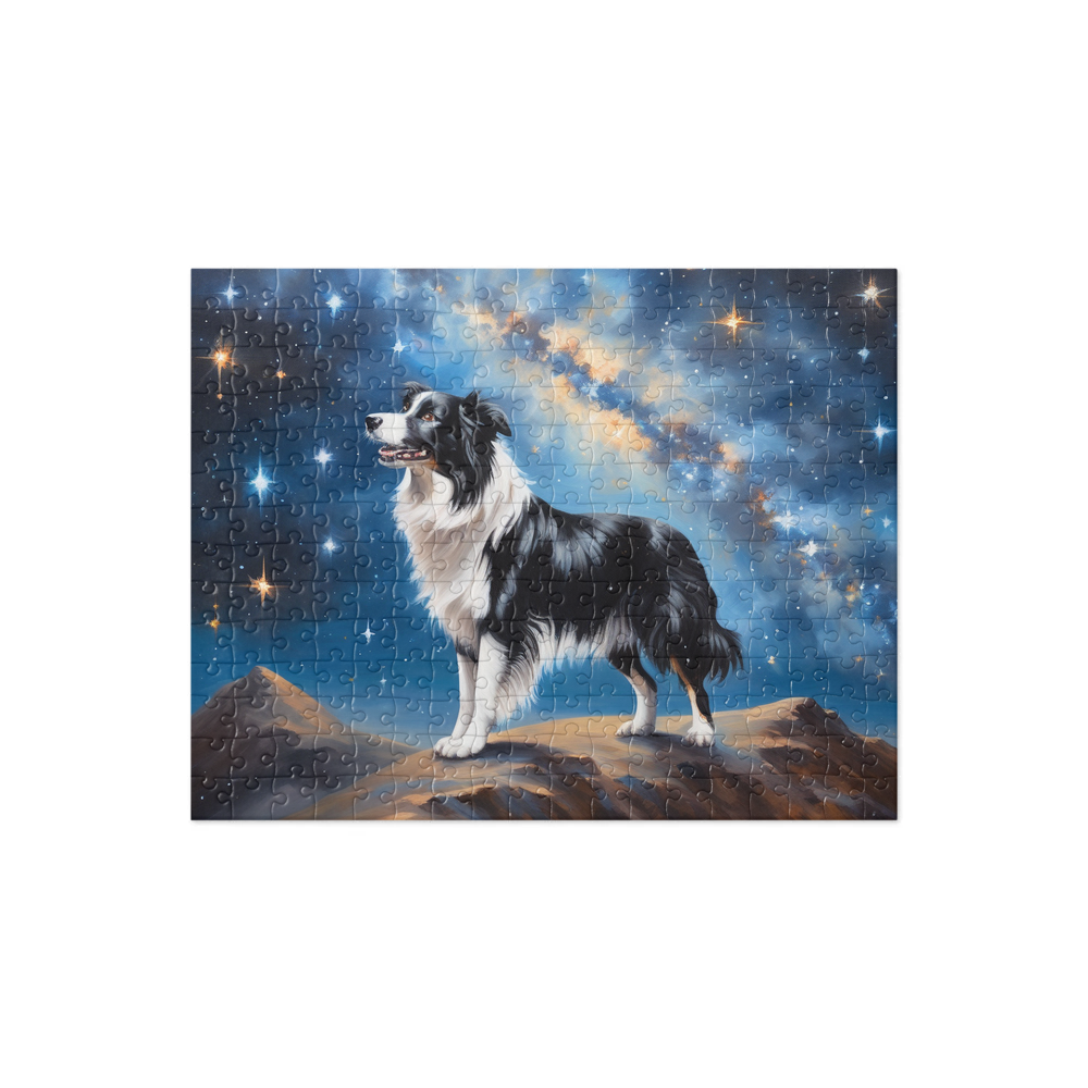 PugMug Custom Border Collie Jigsaw Puzzle