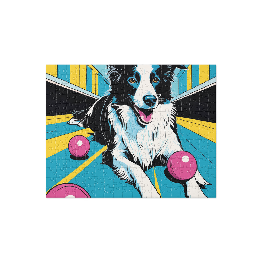PugMug Custom Border Collie Jigsaw Puzzle