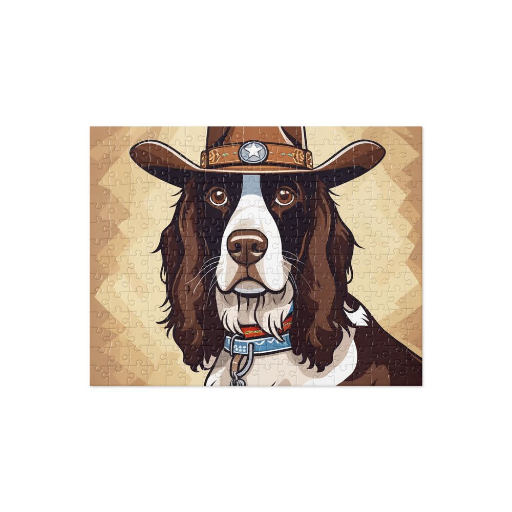 PugMug Custom English Springer Spaniel Jigsaw Puzzle