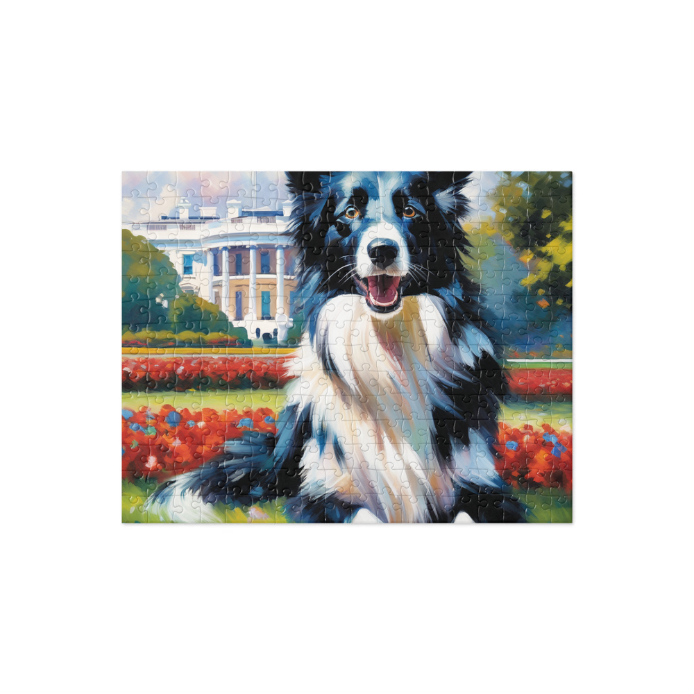 PugMug Custom Border Collie Jigsaw Puzzle