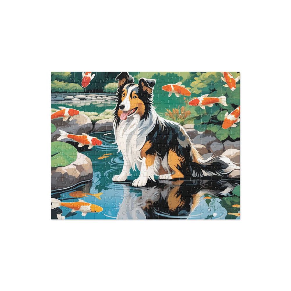 PugMug Custom Collie Jigsaw Puzzle
