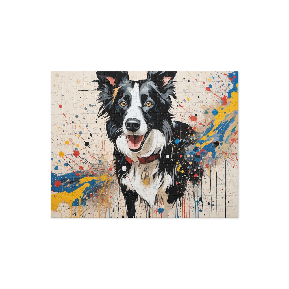 PugMug Custom Border Collie Jigsaw Puzzle