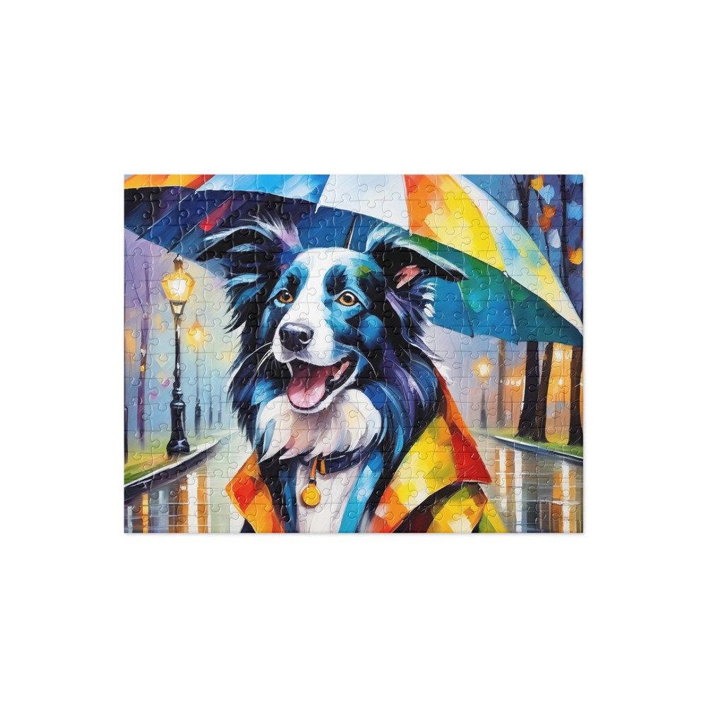 PugMug Custom Border Collie Jigsaw Puzzle