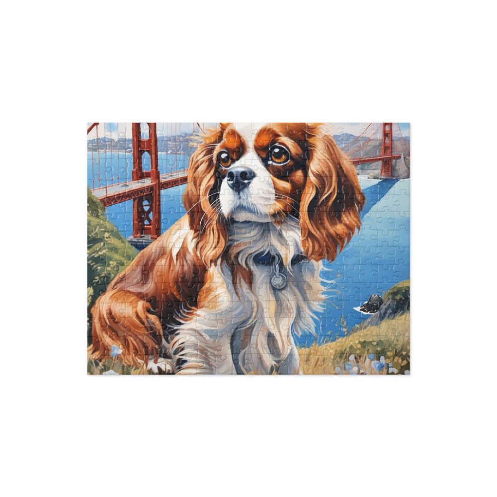 PugMug Custom Cavalier King Charles Spaniel Jigsaw Puzzle