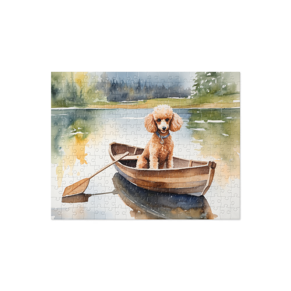 PugMug Custom Tan Poodle Jigsaw Puzzle