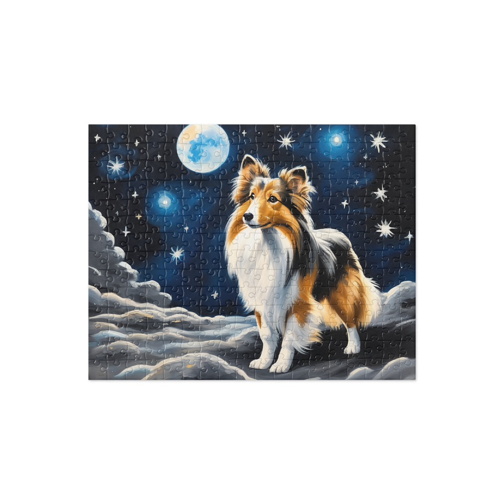 PugMug Custom Shetland Sheepdog Jigsaw Puzzle