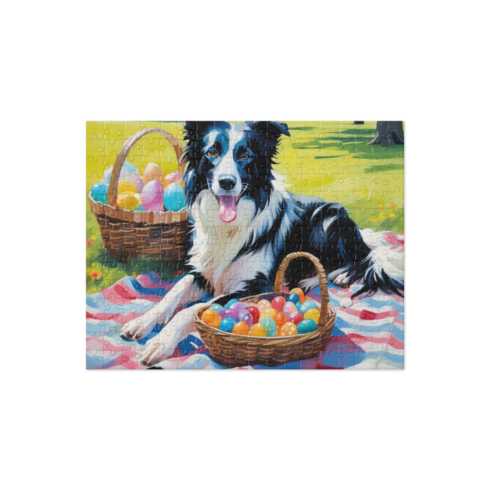 PugMug Custom Border Collie Jigsaw Puzzle