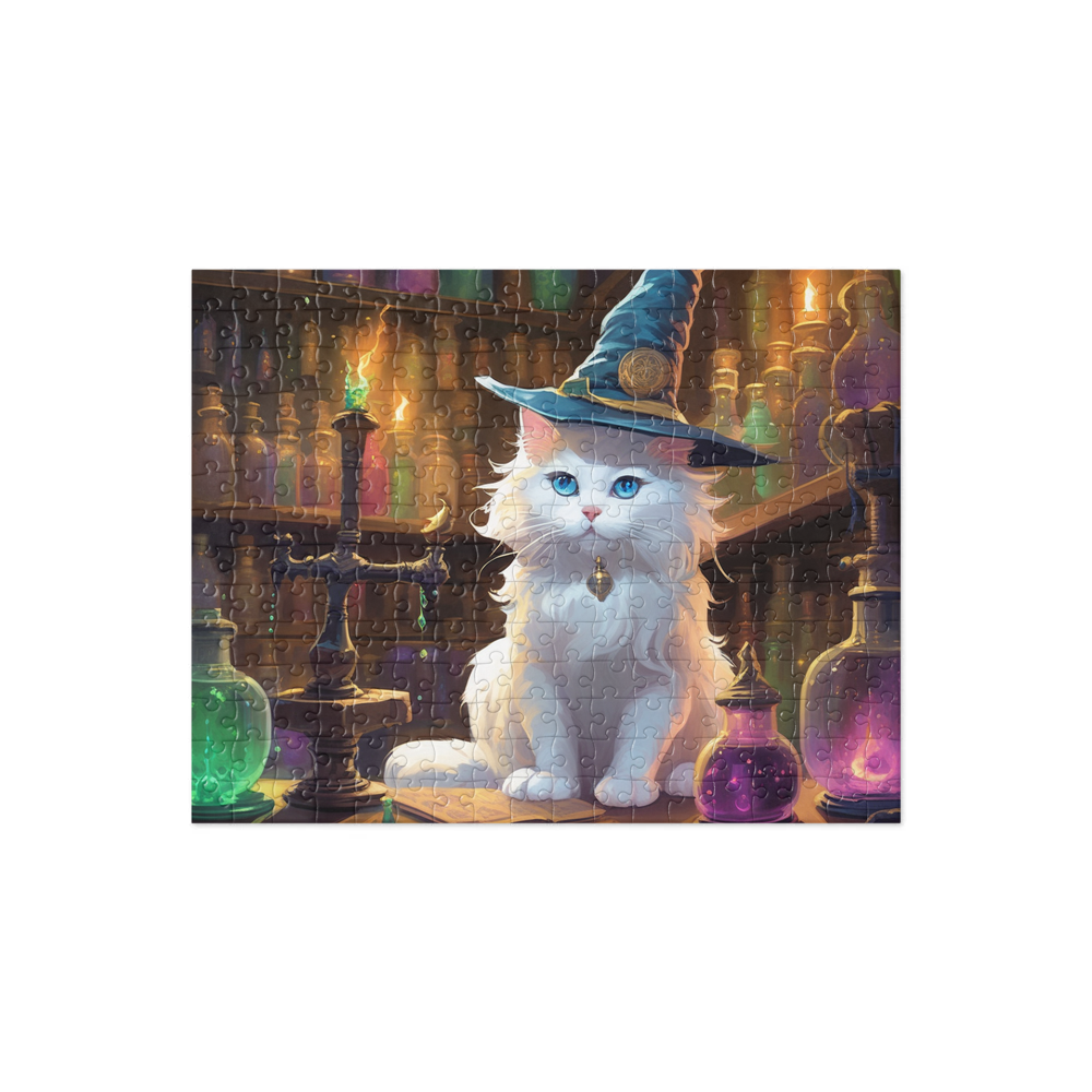 PugMug Custom White Ragdoll Cat Jigsaw Puzzle