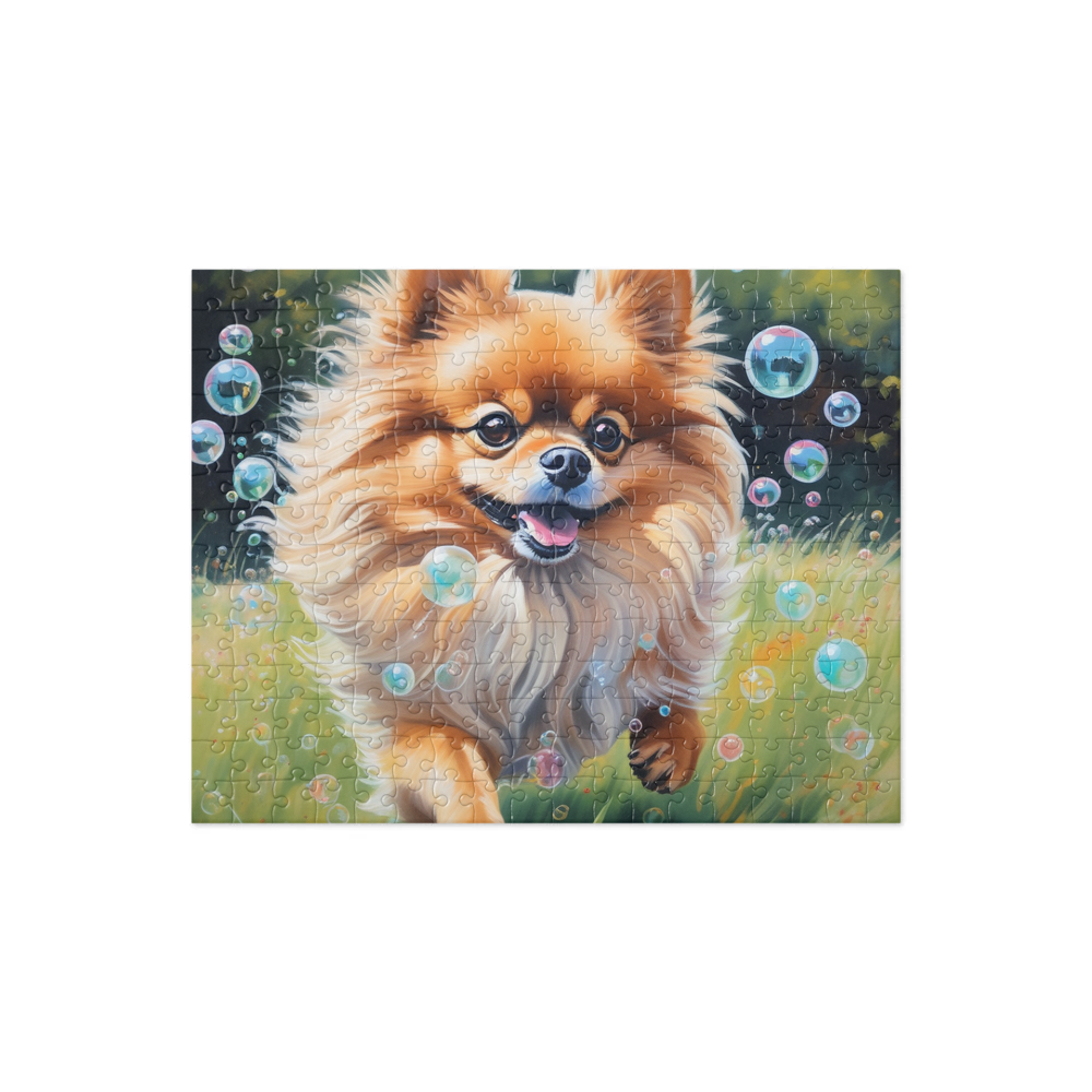 PugMug Custom Tan Pomeranian Jigsaw Puzzle