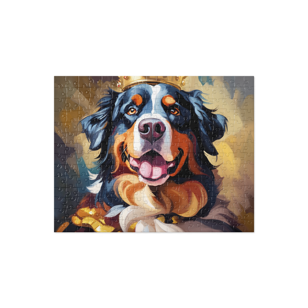 PugMug Custom Bernese Mountain Dog Jigsaw Puzzle