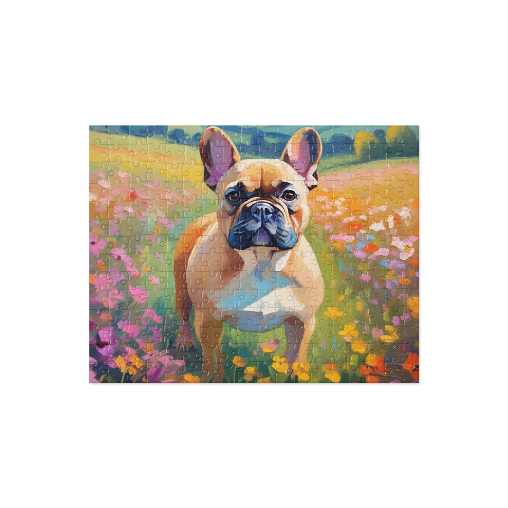 PugMug Custom Tan French Bulldog Jigsaw Puzzle