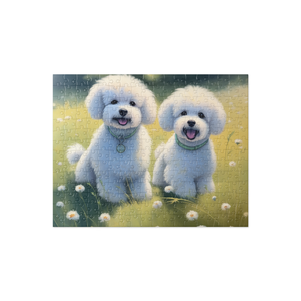 PugMug Custom Bichons Frise Jigsaw Puzzle