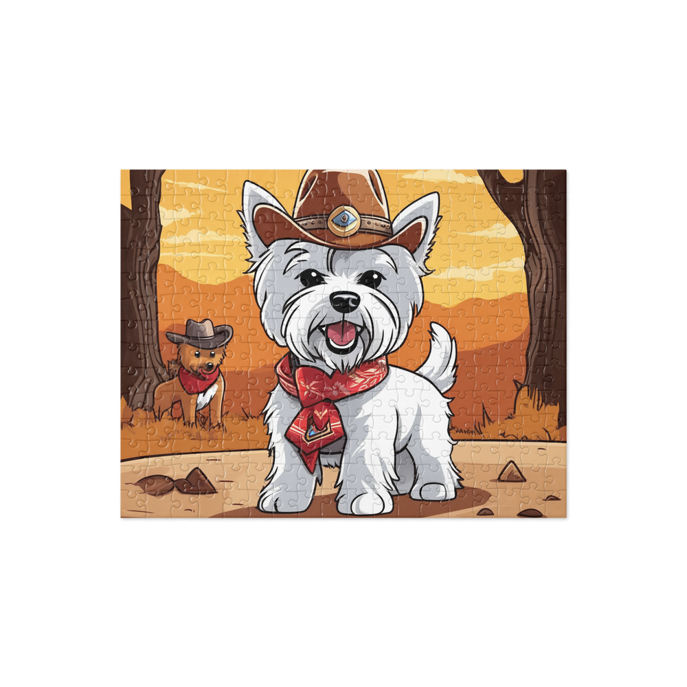 PugMug Custom West Highland White Terrier Jigsaw Puzzle