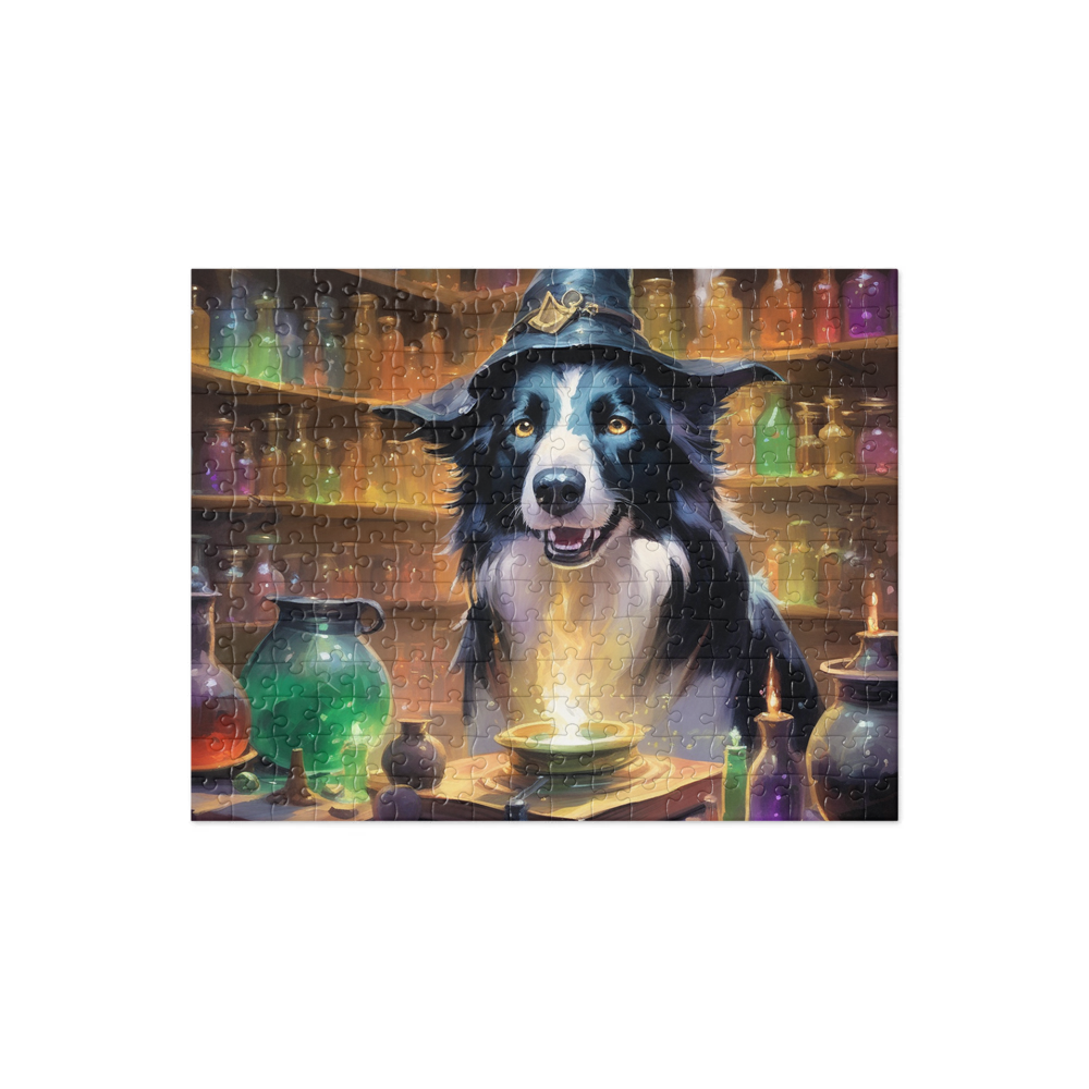 PugMug Custom Border Collie Jigsaw Puzzle