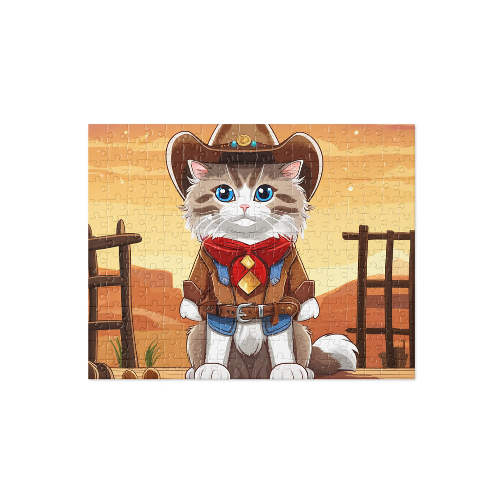 PugMug Custom Tabby Ragdoll Cat Jigsaw Puzzle