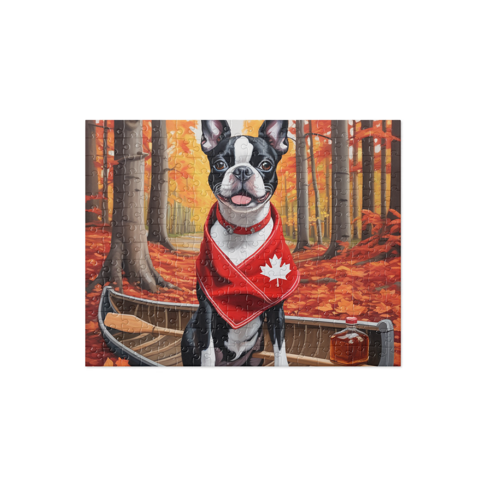 PugMug Custom Boston Terrier Jigsaw Puzzle