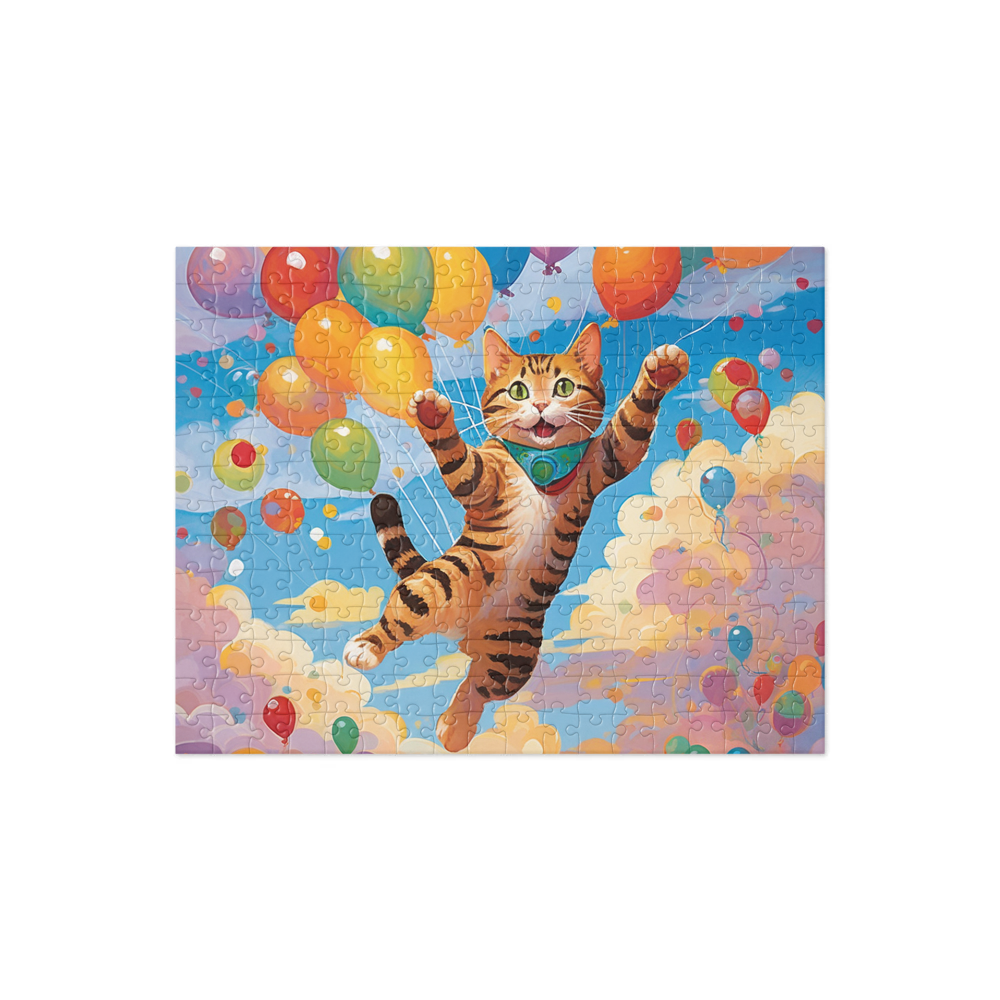 PugMug Custom Tabby Companion Cat Jigsaw Puzzle