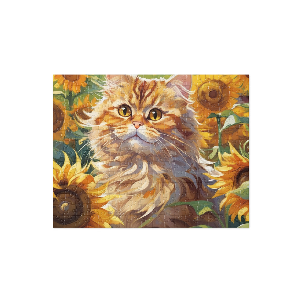PugMug Custom Tabby Persian Cat Jigsaw Puzzle
