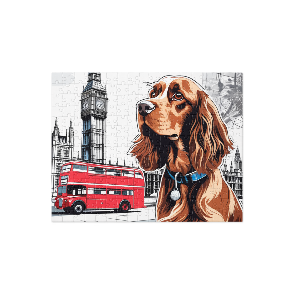 PugMug Custom English Cocker Spaniel Jigsaw Puzzle