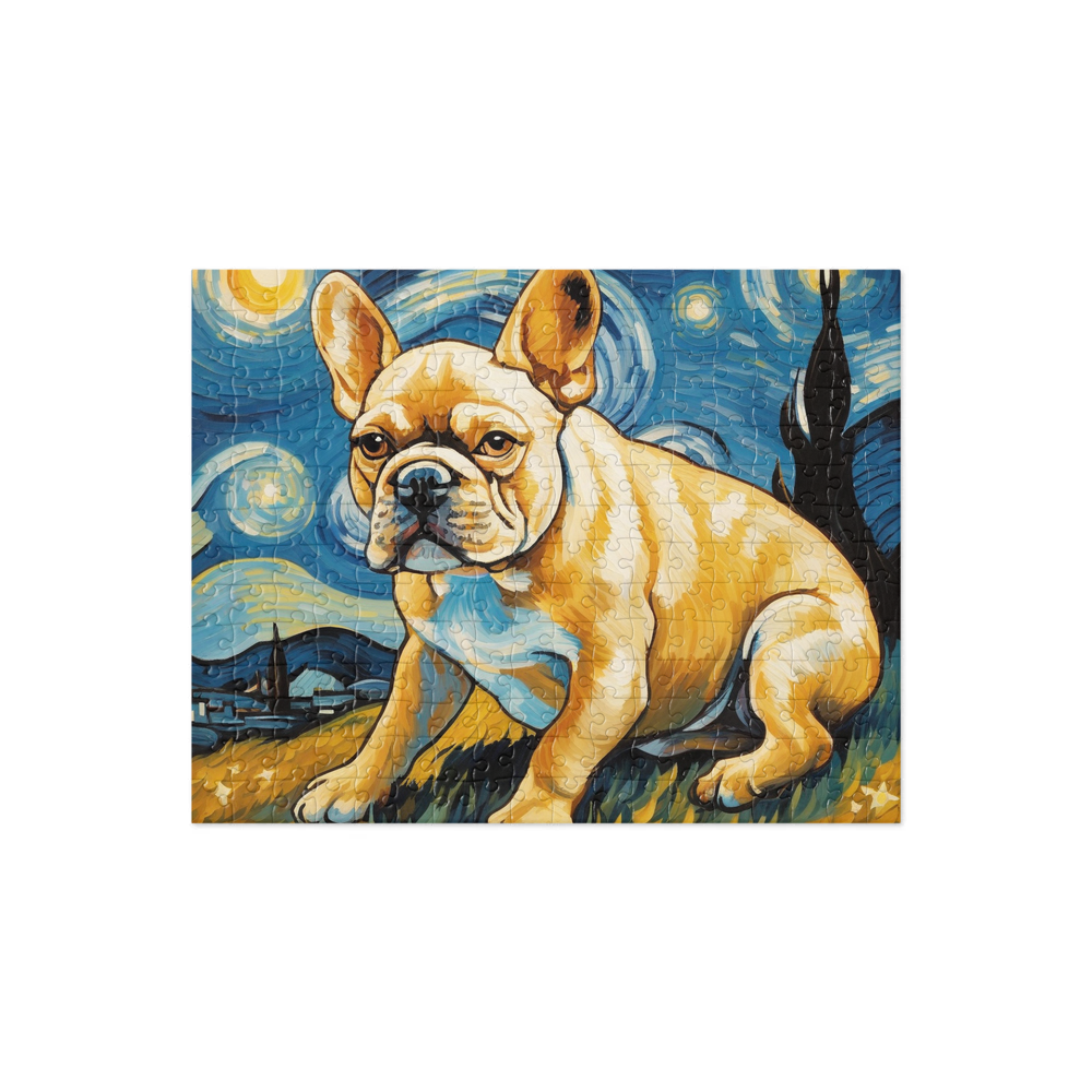 PugMug Custom Tan French Bulldog Jigsaw Puzzle