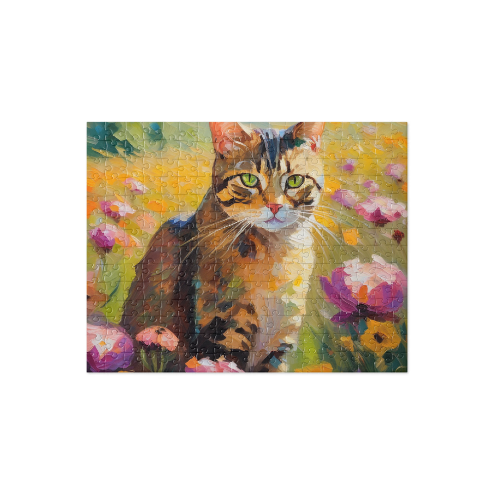 PugMug Custom Tabby Exotic Cat Jigsaw Puzzle